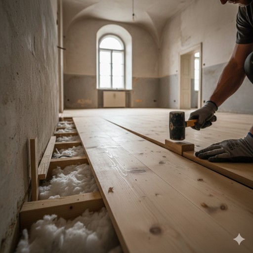 Výmena podlahy v starom dome: Ako si poradiť so škvárou a položiť novú dlážkovicu