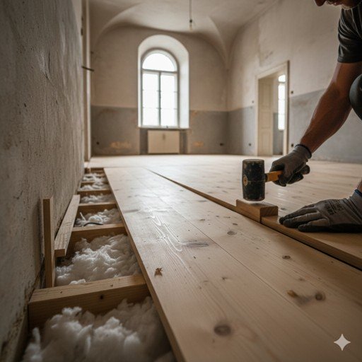 Výmena podlahy v starom dome: Ako si poradiť so škvárou a položiť novú dlážkovicu
