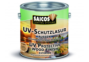 Exteriérová olejová lazúra Saicos UV-Schutzlasur, 2,5 l